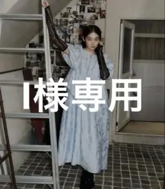 ★Iさま専用★bubble sleeve jacquard dress