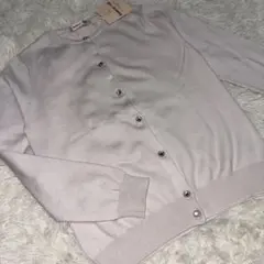 【未使用タグ付き】Apuweiser-riche ニットカーデ　ベージュ