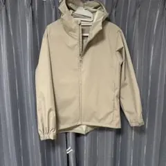 無印良品　ベージュ 撥水　ジャケット Mサイズ フード付き
