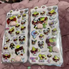 HYSTERIC MINI PP 桃　おしりシールステッカー 2枚セットのサムネイル