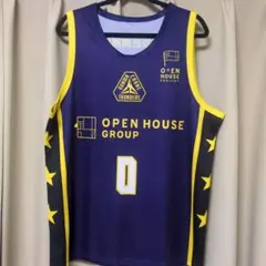 群馬クレインサンダーズ　パープルユニフォーム　藤井祐眞