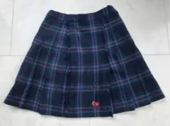 [お値下げしました]ファミリア　チェックスカート　120
