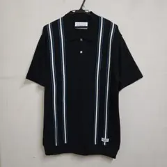 2025年最新】WACKO MARIA STRIPED JACQUARD KNIT POLO SHIRTの
