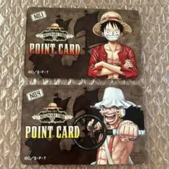 ONE PIECE 麦わらストアポイントカード　2枚