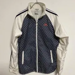 adidas CLIMAPROOF ドット柄 裏トリコットジャケット Mサイズ