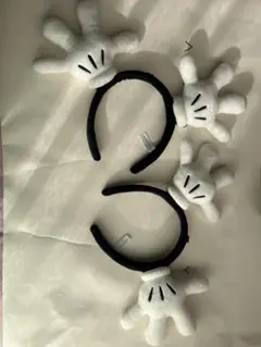 ミッキー手型カチューシャ