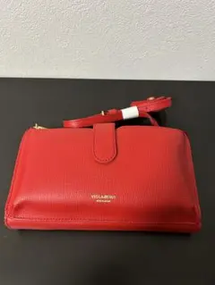 artigiano がま口 長財布 ショルダー レッド - メルカリ