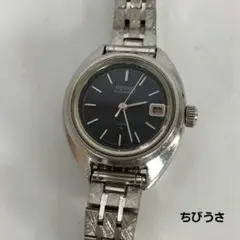 稼働】SEIKO セイコー レディース腕時計 自動巻 70s シルバー 黒 