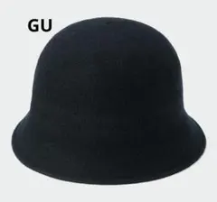 GU ブラック ウールブレンドハット