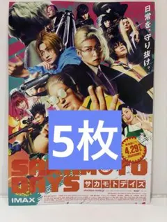 映画　サカモトデイズ　第2段フライヤー5枚　目黒蓮