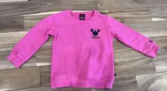 BABYDOLL ミニーマウス トレーナー ピンク　ヒョウ柄　バックプリント