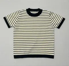 【SHEIN】半袖　ストライプ　サマーニットのサムネイル
