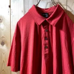 ss4577 PUMA プーマ フェラーリ 半袖ポロシャツ ボーダー 赤 L