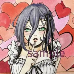 手描きアナログイラスト ファンアート　レゼ チェンソーマン　コピック原画