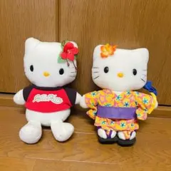 【希少】サンリオ　ハローキティ　ぬいぐるみ　着物セットEIKOH 平成レトロ