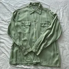 PENNEY'S TOWNCRAFT ライトグリーン長袖シャツ