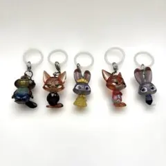 ミ*☆様 ズートピア2 めじるしアクセサリー 全5種 コンプリートセット