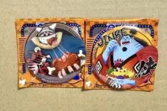 ONE PIECE 輩缶バッジ　第29弾　ブロギー　ジンベエ　2点セット