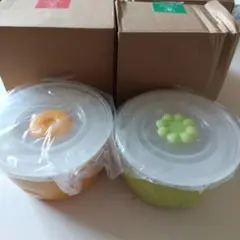 陶器製食品保存容器4個セット