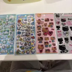 正規品！早い者勝ち！キラキララインストーン・キャンディグリッターステッカーセット