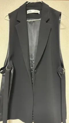 ZARA ブラック ノースリーブベスト XSサイズ