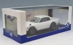 ソリド 1/18 日産 スカイライン C10 ハコスカ ソリドワークス (白)のサムネイル