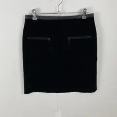 訳あり美品 ボディドレッシングデラックス ミニスカート タイト シンプル 黒 M