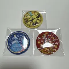 ディズニー 刺繍缶バッジ