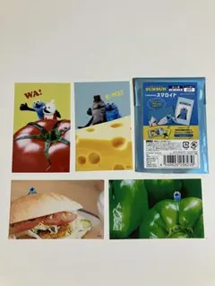 【新品】パペットスンスン スマロイド4枚セット　ピーマン　パン　トマト　チーズ