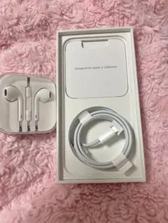 【新品未使用】Apple 純正 イヤホン 充電ケーブル iPhone