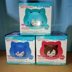 初音ミク　ミニフィギュア　おひるねこ　3種セット