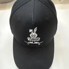 7unionキャップ　ブラックのサムネイル