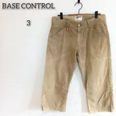 ベースコントロール 【3】 ボトムス カジュアルパンツ ハーフ丈 デニム 春夏