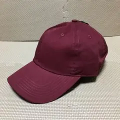 新品 ニューハッタンのキャップ コットンのバーガンディ