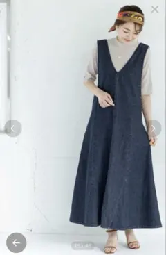URBANRESEARCH別注Lee×ROSSOデニムジャンパーワンピース☆のサムネイル
