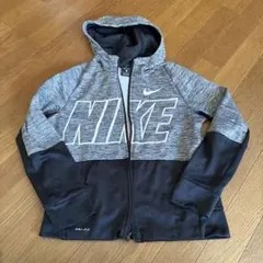 Nike DRI-FIT ジップパーカーLサイズ グレー/ブラック