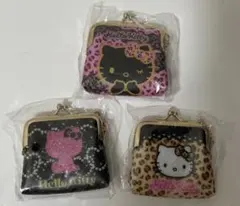Hello Kitty ハローキティ PVCがま口ポーチ 3種セット