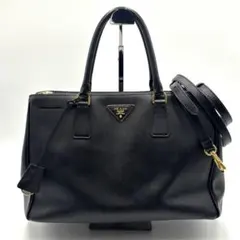 美品✨PRADA プラダ サフィアーノ ガレリア 2WAYハンドバッグ