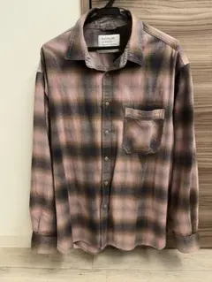 チェックネルシャツ　ベイフロー