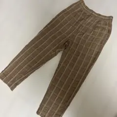 ★ジャーナルスタンダードレリューム★ブラウン系チェック カジュアルパンツ