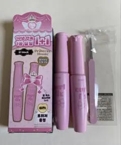 ETUDE カールフィックスマスカラ 2本　01 ブラック 新品　エチュード　②のサムネイル