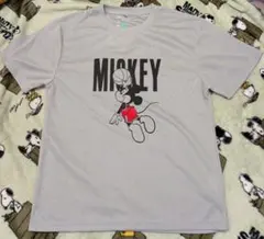 ディズニー　ミッキーマウス グレー Tシャツ　Mサイズ