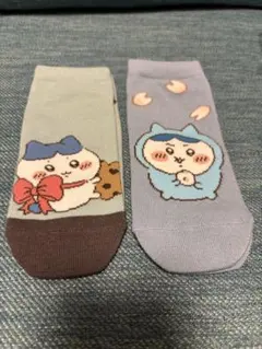 ちいかわ　しまむら靴下　ハチワレ2足セット 23-25cm