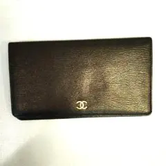 CHANEL　長財布　ブラック