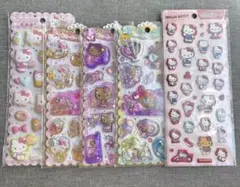 ♡ハローキティ　マシュマロ　ウォーター　ぷっくり　シール　まとめ売り♡