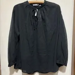 UNIQLO JW ANDERSON シアーブラウス ブラック M