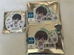 ブルーロック 糸師 凛 サンリオ 缶バッジ アクリルキーホルダー