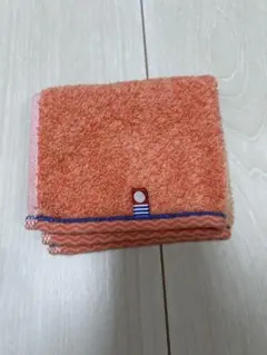 値下 今治タオル オレンジ ハンドタオル シンプル 日本製 ふわふわ ブランド