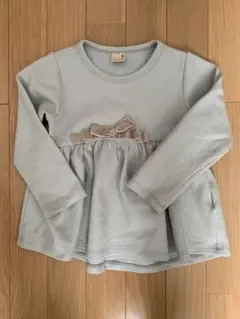 petit main 淡グリーン 長袖カットソー 100cm