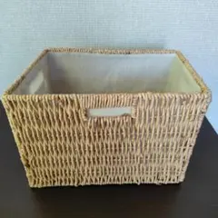 角形バスケット 内布付き